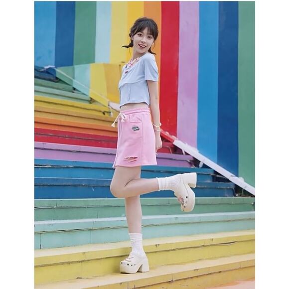 Crocs Siren Clog Men Size 8 Women Size 10 Platform Heel Mule Color- Bone White - Picture 1 of 11